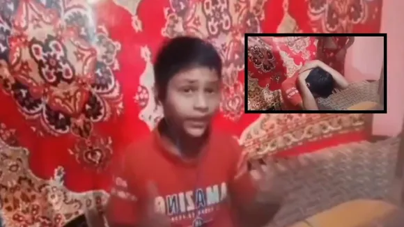 mother beats kid while shoot video