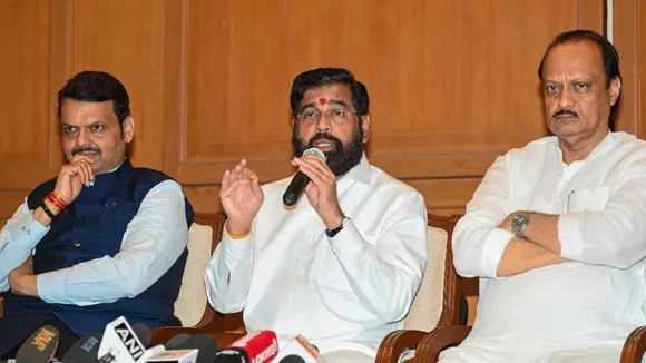 Maharashtra Ministry Distribution between Mahayuti Alliance BJP Shiv Sena NCP 