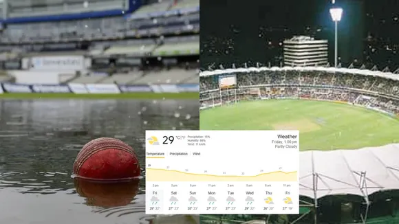 india vs australia gabba weather update