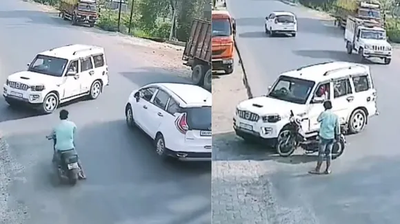 man survives dangerous accident Video