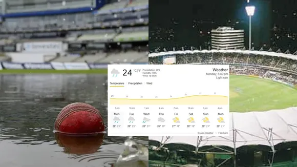 india vs australia weather