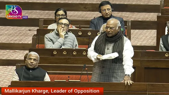 Mallikarjun Kharge in Rajya Sabha