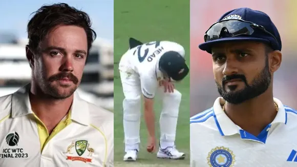 IND vs AUS  Akash Deep made Travis Head bow under his feet watch video 