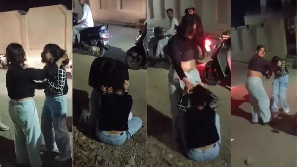 girls fight video