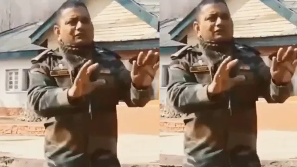 Army officer viral video