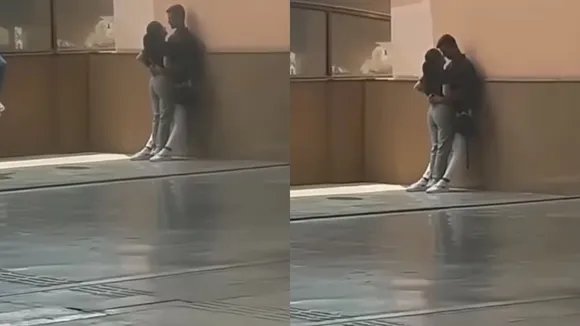 viral couple romance in metro