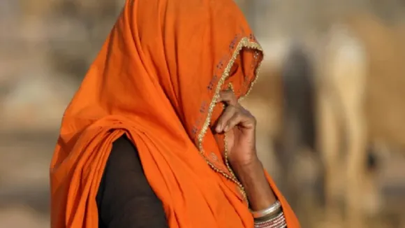 woman in ghunghat