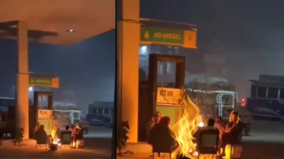petrol pum viral fire video