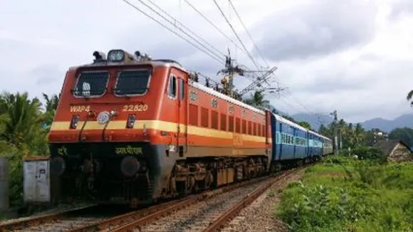 train on track