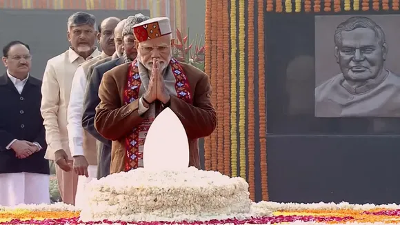 PM Modi Tribute ot Atab Bihari Vajpayee