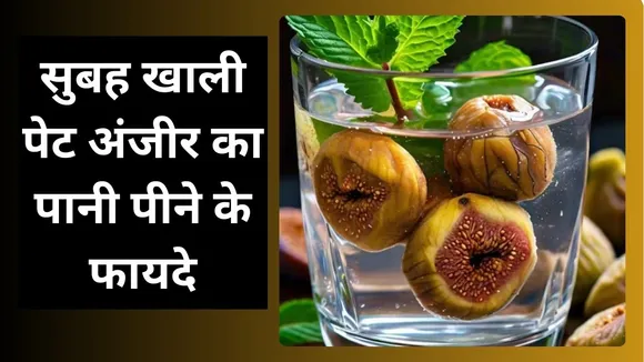 Anjeer Water Benefits