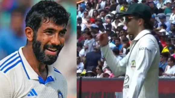 Sam Konstas imitated Jasprit Bumrah