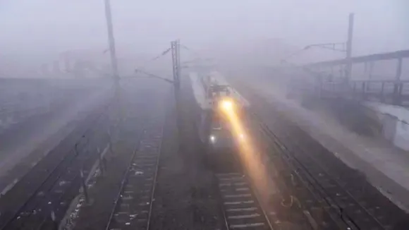 running late due to dense fog conditions