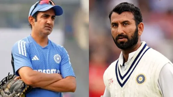 Gautam Gambhir Cheteshwar Pujara 