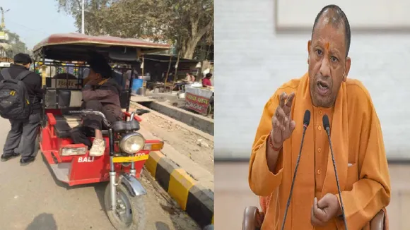 yogi and e rickshaw