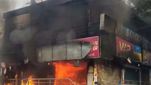 fire in shop