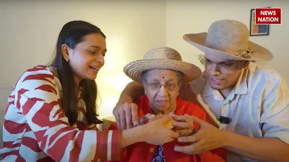 Grandmother ate pizza at 90years