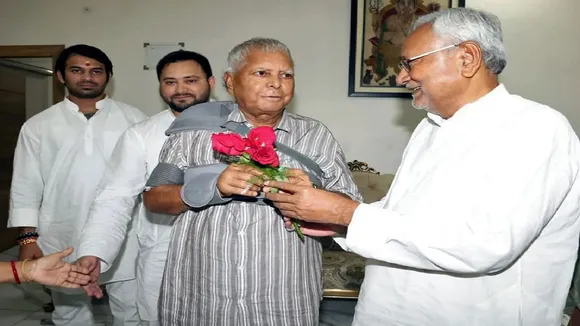 nitish lalu and tejashwi