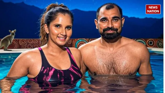 Mohammed Shami and Sania Mirza viral photo