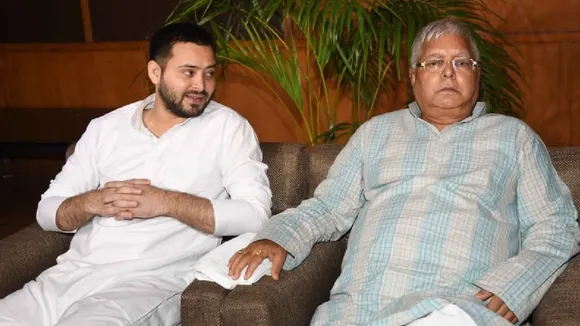 lalu and tejashwi slap
