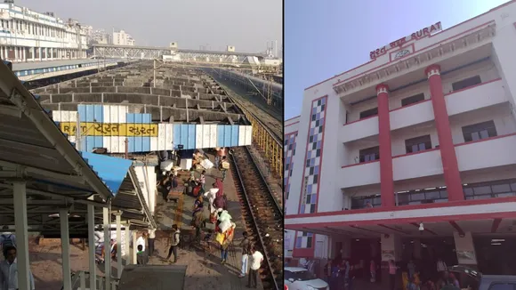 Two Platforms of Surat Railway Station closed for two Months 200 Approx Train affected