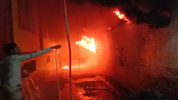 Firoazabad fire in school warehouse