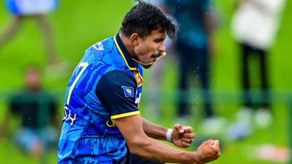 Maheesh Theekshana Hattrick  NZ vs SL