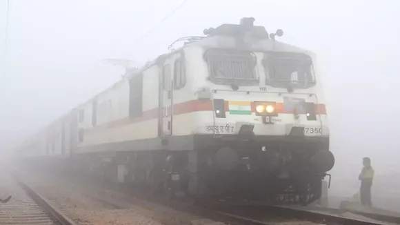 Dense Fog and Train