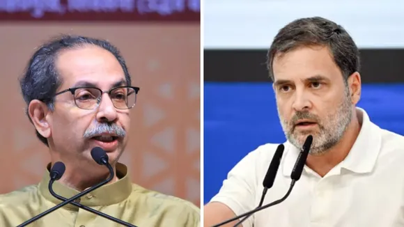 Uddhav and Rahul gandhi