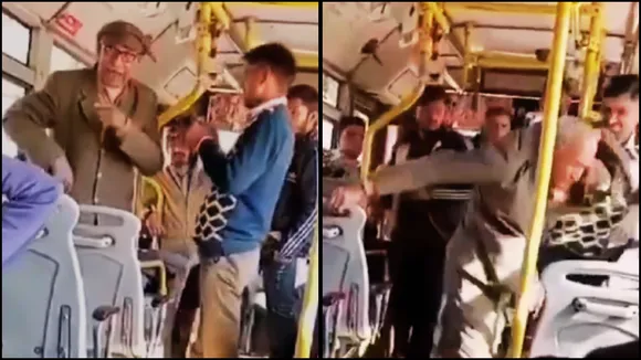 dispute between bus conductor and retired ias