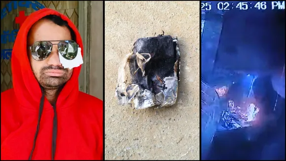 cctv mobile repair accident battery explosion