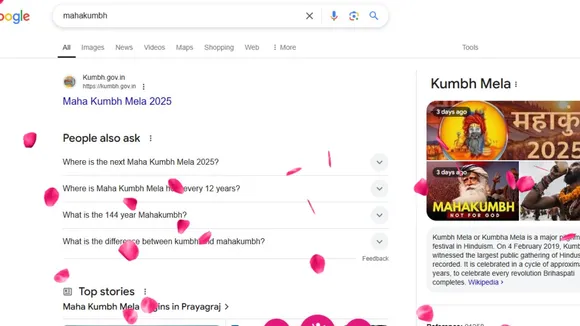 google mahakumbh rose rain viral video