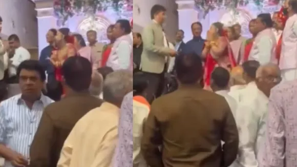 Viral video of wedding