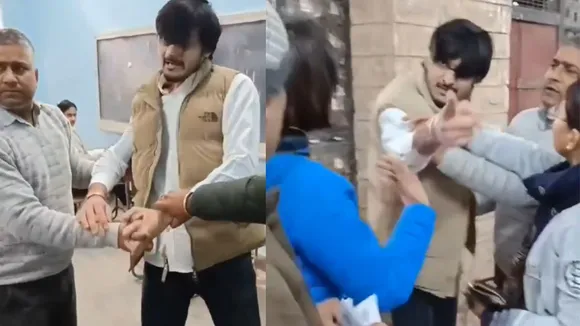 viral video stundent beating teacher