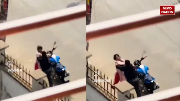 COUPLE FIGHT MIDDLE OF STREET VIRAL VIDEO
