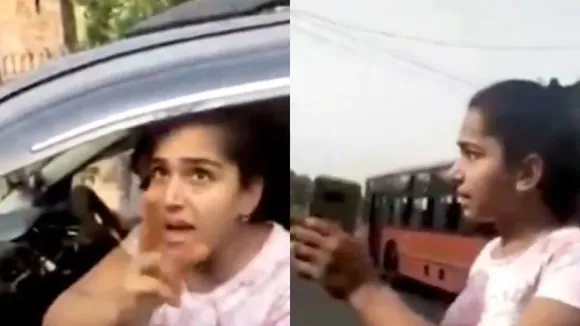 Viral traffic video fight over challan