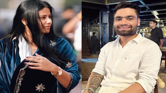 Priya-Saroj-and-Rinku Singh Engagement