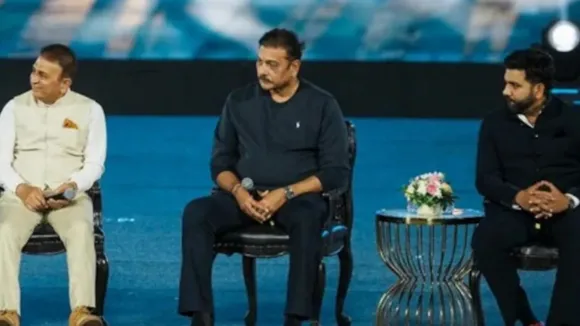 Rohit Sharma Sunil Gavaskar Ravi Shastri  