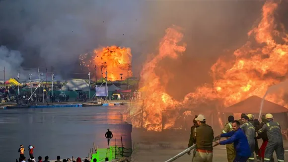 Massive fire incident in Maha Kumbh