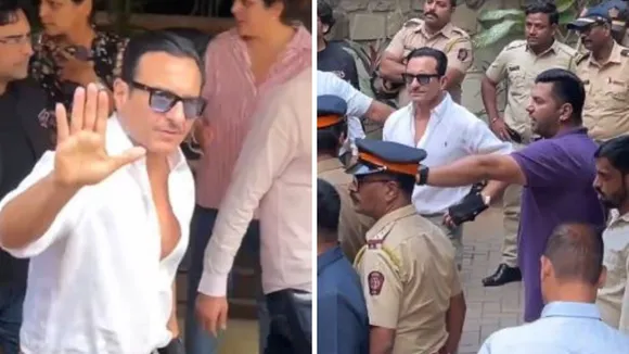 saif after returning from hospital