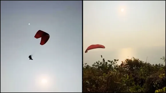 video of the paragliding accident