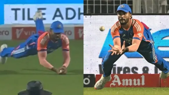 Nitish Kumar Reddy Catch