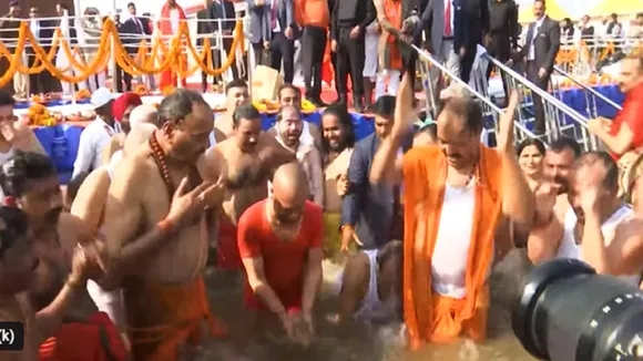 CM Yogi at sangam