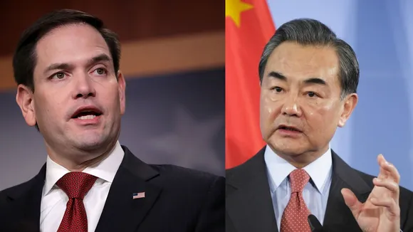Chinese FM Wang Yi warns US FM Marco Rubio