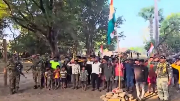 Republic Day celebration in naxelite area