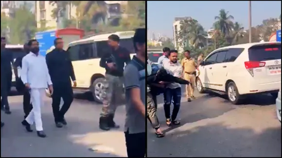 mumbai eknath shinde helped bike rider youth injured 