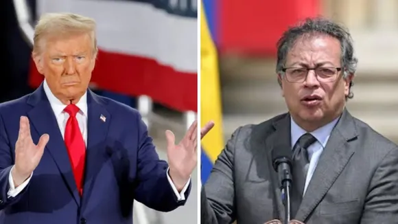 Trump and gustavo petro