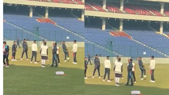 Virat Kohli start practice with delhi team for ranji trophy match against railway