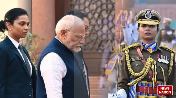 Wedding function in Rashtrapati Bhawan of CRPF Officer Poonam Gupta 