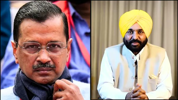 Bhagwant mann and arvind kejriwal